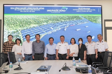 IMG Phuoc Dong JSC solemnly welcomes Saigon Newport Corporation at the office of the Industrial Park