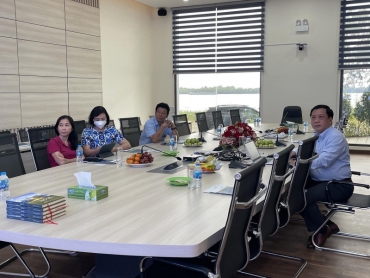 Đầu Xuân Nhâm Dần 2022, KCN Cầu cảng Phước Đông đón đoàn đại biểu tới tham quan EN