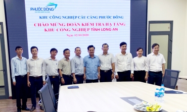 TECHNICAL INFRASTRUCTURE INSPECTION DELEGATION OF IMG PHUOC DONG INDUSTRIAL PARK & PORT