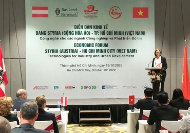 Phuoc Dong Port Industrial Park participates in the ”Economic Forum of Styria State (Republic of Austria) - Ho Chi Minh City”