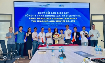 KCN Cầu cảng Phước Đông tổ chức long trọng Lễ ký kết bàn giao đất - Công ty TNHH Thương mại & Dịch vụ TNL EN