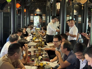 Leaders of IMG Hue Investment Joint Stock Company met and connected with press agencies to provide information.