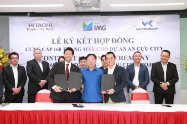 Lễ ký kết thoả thuận hợp tác chiến lược cung cấp thang máy Hitachi cho dự án An Cựu City (Huế) EN