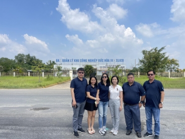 Phòng KDTT - IMG Phước Đông tổ chức khảo sát Khu công nghiệp tại Đức Hòa, Long An