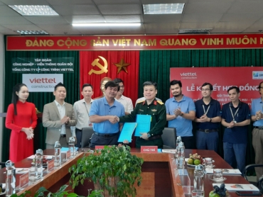 an cuu city has officially signed a construction contract with viettel construction