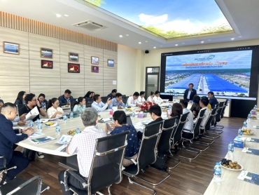 img phuoc dong joint stock company organized  ??investment connection conference ?? at phuoc dong port industrial park