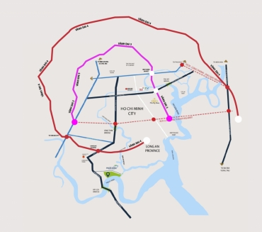 long an province prepares for construction of ho chi minh city ring road 4 project