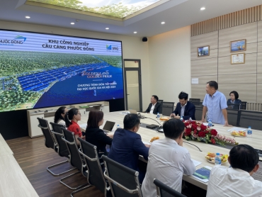 workshop on developing green industrial park at phuoc dong industrial park
